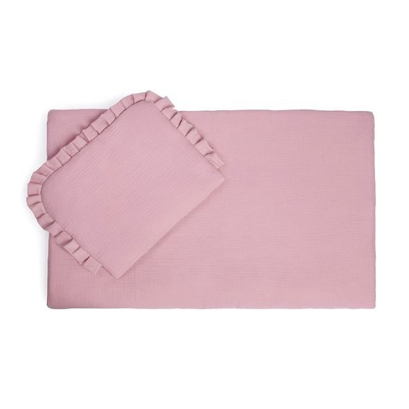 MACESHKA SOUPRAVA DO POSTÝLKY MUŠELÍN - POVLEČENÍ DO POSTÝLKY - SPINKÁNÍ