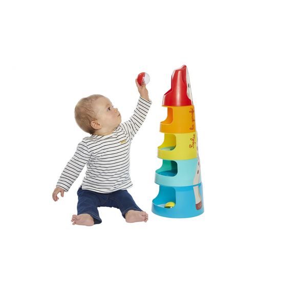 VULLI OBŘÍ VĚŽ ŽIRAFY SOPHIE - STOHOVACÍ HRAČKY - PRO DĚTI