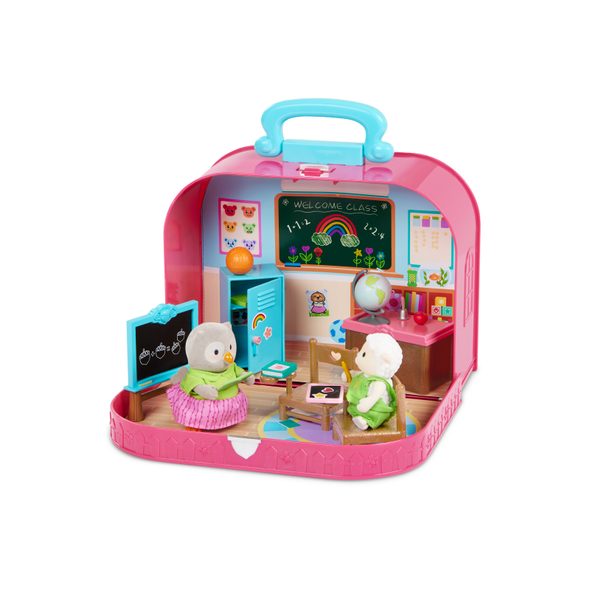 LI'L WOODZEEZ SADA V KUFŘÍKU ŠKOLA - DOPLŇKY PRO FIGURKY - PRO DĚTI