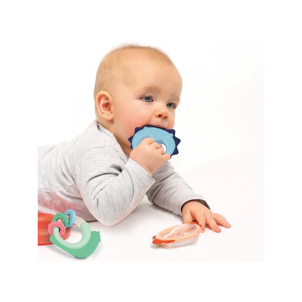 LUDI CHRASTÍTKA S KOUSÁTKEM ZVÍŘÁTKA 3 KS - CHRASTÍTKA - PRO DĚTI