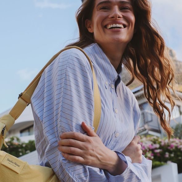 STUDIO NOOS PUFFY FANNY PACK KABELKA TEXTURED BUTTER YELLOW - DOPLŇKY - PRO MAMINKY