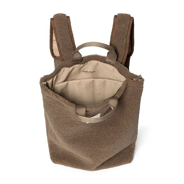 STUDIO NOOS TEDDY BACKPACK BATOH PRO DOSPĚLÉ BROWN - ORGANIZÉRY A KOŠÍKY - KOČÁRKY A PŘÍSLUŠENSTVÍ