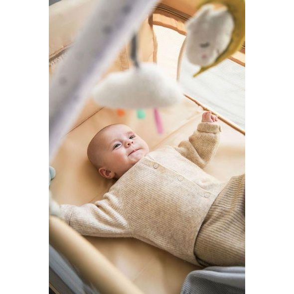 MOMI CESTOVNÍ POSTÝLKA MOMI BELOVE PLUS BÉŽOVÁ - CESTOVNÍ POSTÝLKY - SPINKÁNÍ