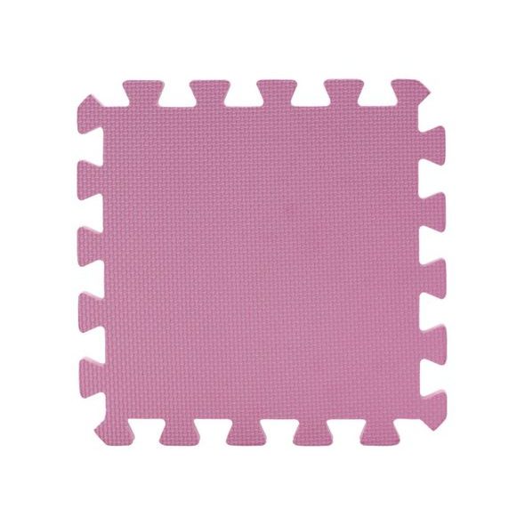 RIALTO BABY HRACÍ PODLOŽKA PUZZLE S OKRAJEM PINK 92X122 CM - HRACÍ PODLOŽKY NA ZEM - SPINKÁNÍ