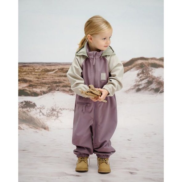LEOKID SOFTSHELLOVÝ OVERAL COLOR BLOCK MINNOW PINK VEL. 12 - 18 MĚSÍCŮ (VEL. 80) - OVERALY - PRO DĚTI
