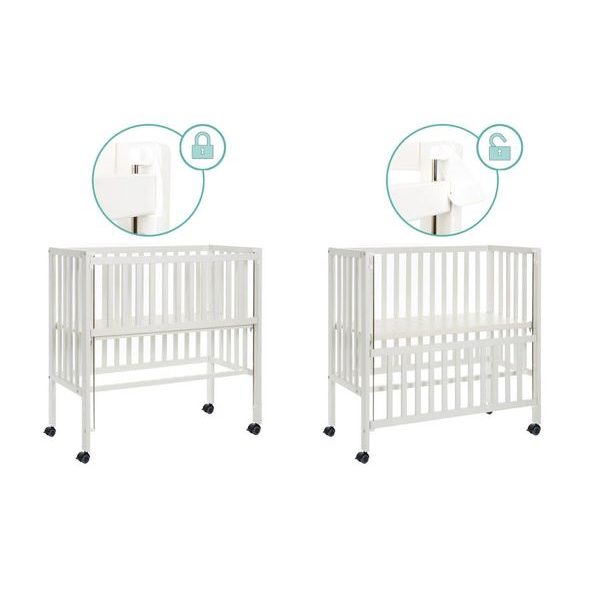 FILLIKID PŘÍSTAVNÁ POSTÝLKA COCON PLUS WHITE - K RODIČOVSKÉ POSTELI - SPINKÁNÍ