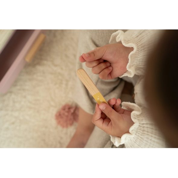 LITTLE DUTCH TOALETNÍ STOLEČEK DŘEVĚNÝ PINK - LITTLE DUTCH - PRO DĚTI