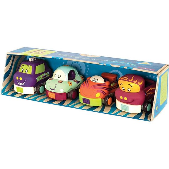 B-TOYS AUTÍČKA NA SETRVAČNÍK WHEEEE-LS! - AUTA - PRO DĚTI