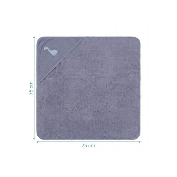 FILLIKID OSUŠKA S KAPUCÍ REX BLUE 75X75 CM - OSUŠKY A DĚTSKÉ ŽUPANY - KOUPÁNÍ A ZDRAVÍ