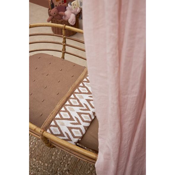 MEYCO DEKA MINI KNOTS FLEECE - TOFFEE - DĚTSKÉ DEKY PRO MIMINKA - SPINKÁNÍ