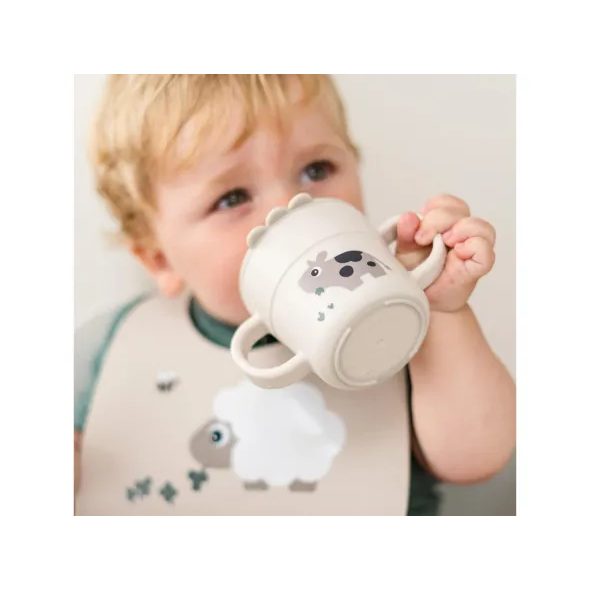 DONE BY DEER FOODIE HRNEČEK S PÍTKEM TINY FARM - DĚTSKÉ HRNEČKY - KRMENÍ