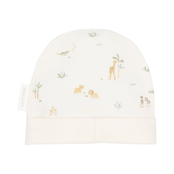 LITTLE DUTCH ČEPIČKA SAFARI FRIENDS LITTLE SAFARI VEL. 0-3M - ČEPIČKY A KLOBOUČKY - PRO DĚTI