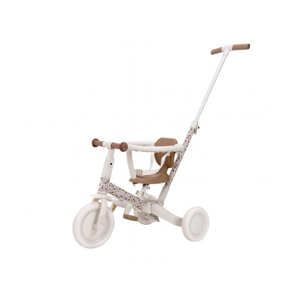 LITTLE DUTCH TŘÍKOLKA 4V1 OFF WHITE - TŘÍKOLKY ŠLAPACÍ - NOŠENÍ & SPORT