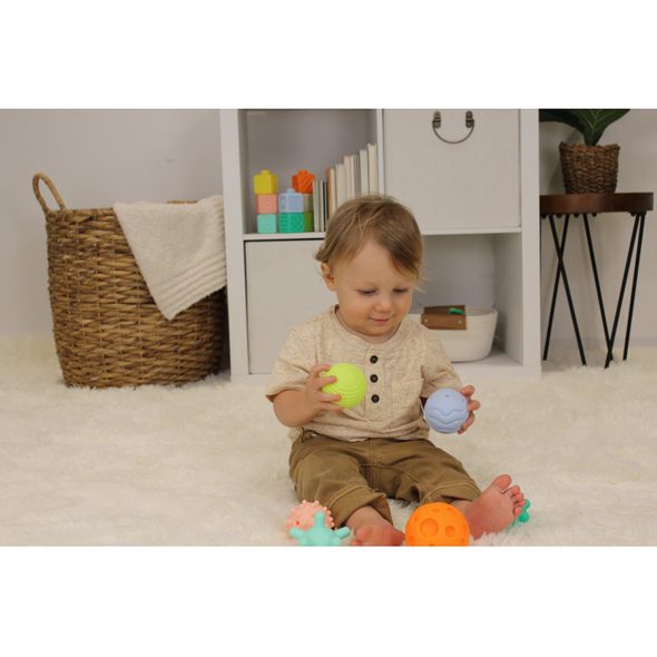 INFANTINO MÍČKY S TEXTURAMI SUPER SOFT 6 KS - AKTIVNÍ HRAČKY - PRO DĚTI