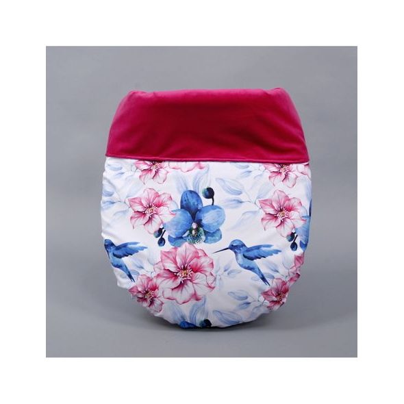 KIDILOO NEPADACÍ DEKA/NÁNOŽNÍK KOLIBŘÍK + VELVET FUCHSIE - POSTÝLKY A VYBAVENÍ - SPINKÁNÍ