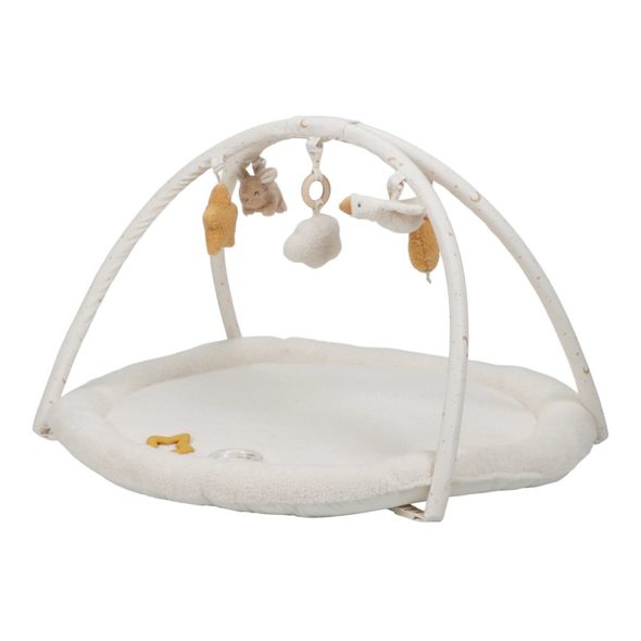 LITTLE DUTCH HRACÍ DEKA S HRAZDOU NEWBORN NATURALS - FARMA - PRO DĚTI