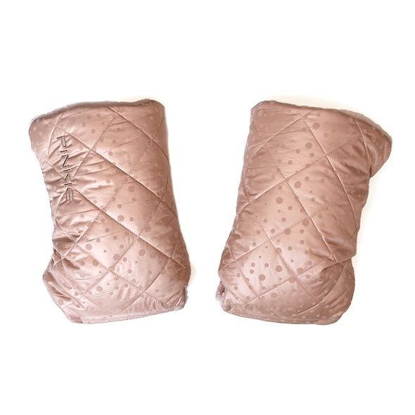 RUKAVICE NA KOČÁREK SOFT PINK DOTS - RUKÁVNÍKY NA KOČÁREK - KOČÁRKY A PŘÍSLUŠENSTVÍ