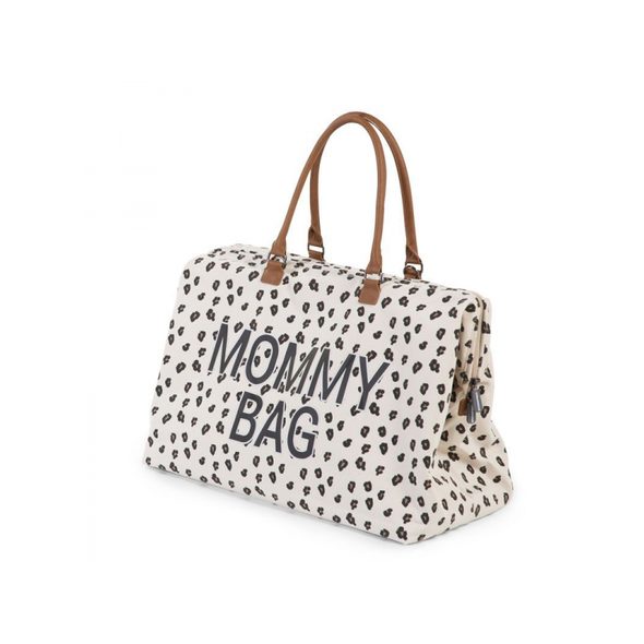 CHILDHOME PŘEBALOVACÍ TAŠKA MOMMY BAG CANVAS LEOPARD - PŘEBALOVACÍ TAŠKY - KOČÁRKY A PŘÍSLUŠENSTVÍ