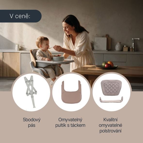 ZOPA DĚTSKÁ ŽIDLIČKA INSPIRA 2 - JÍDELNÍ ŽIDLIČKY DŘEVĚNÉ - KRMENÍ