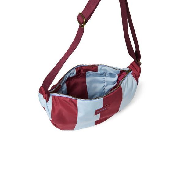 STUDIO NOOS BOLD STRIPE ADULT FANNY KABELKA BORDEAUX LIGNT BLUE - LEDVINKY - KOČÁRKY A PŘÍSLUŠENSTVÍ