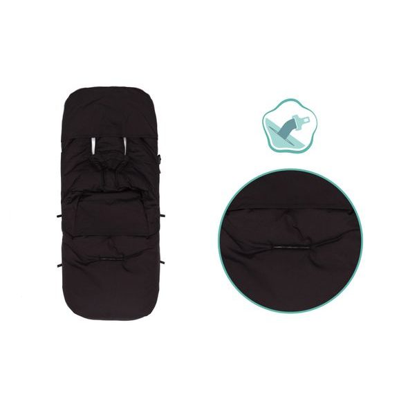 FILLIKID FUSAK ZIMNÍ KINLEY BLACK - FUSAKY DO KOČÁRKU - KOČÁRKY A PŘÍSLUŠENSTVÍ