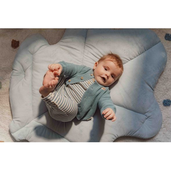 LITTLE DUTCH KARDIGAN PLETENÝ BABY BLUE VEL. 74 - KABÁTKY, MIKINKY - PRO DĚTI