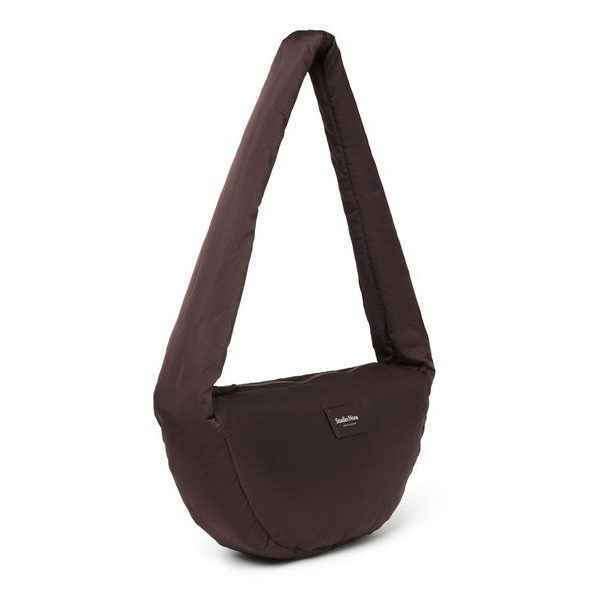 STUDIO NOOS PUFFY MINI CROSS BODY BAG BROWN - ORGANIZÉRY A KOŠÍKY - KOČÁRKY A PŘÍSLUŠENSTVÍ
