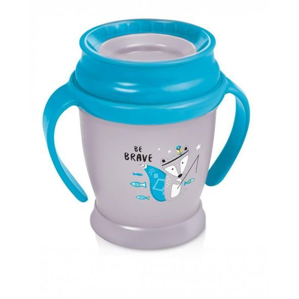 LOVI HRNÍČEK 360 MINI 210ML S ÚCHYTY INDIAN SUMMER - DĚTSKÉ HRNEČKY - KRMENÍ