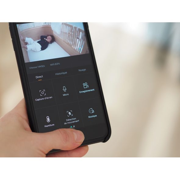 BEABA VIDEO CHŮVIČKA ZEN PREMIUM WHITE - ELEKTRONICKÉ CHŮVIČKY - SPINKÁNÍ