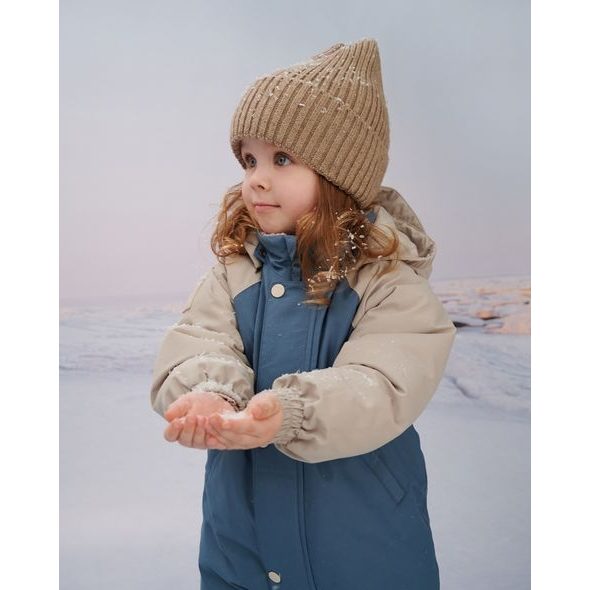 LEOKID ZIMNÍ KOMBINÉZA COLOR BLOCK SALT BLUE VEL. 12 - 18 MĚSÍCŮ (VEL. 80) - ZIMNÍ KOMBINÉZY - PRO DĚTI