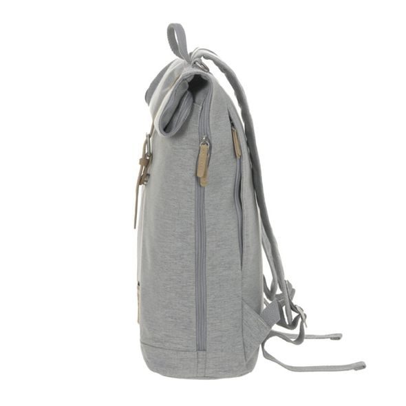 LÄSSIG FAMILY GREEN LABEL ROLLTOP BACKPACK GREY MÉLANGE - LIMITED EDITION - PŘEBALOVACÍ BATOHY - KOČÁRKY A PŘÍSLUŠENSTVÍ