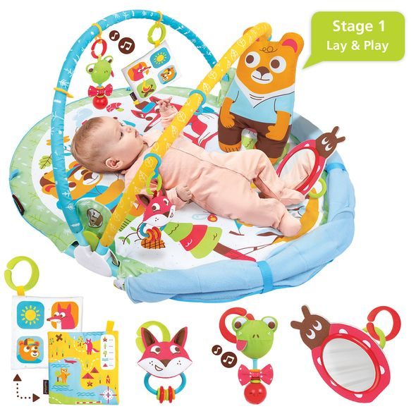 YOOKIDOO HRACÍ DEKA S HRAZDOU A PŘIKRÝVKOU - HRACÍ DEKY - PRO DĚTI