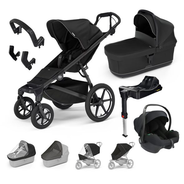 THULE TROJKOMBINACE 10V1 URBAN GLIDE 4-WHEEL + BASSINET + PŘÍSLUŠENSTVÍ 2024 + AVIONAUT COSMO 2.0 + BASE DOCK 2 - KOMBINACE S PŘÍSLUŠENSTVÍM - KOČÁRKY A PŘÍSLUŠENSTVÍ