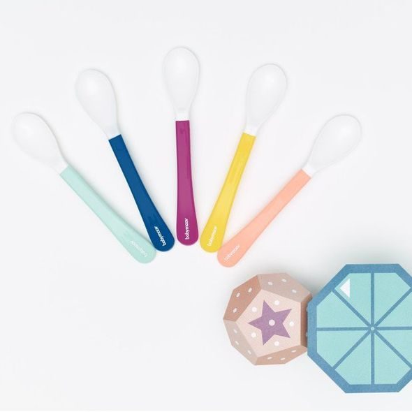 BABYMOOV SADA LŽIČEK MULTICOLOR 5KS - LŽIČKY A PŘÍBORY - KRMENÍ