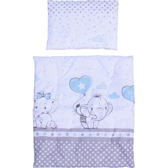 SCARLETT SET PEŘINKA A POLŠTAŘ DO KOČÁRKU SCARLETT GUSTO MODRÁ - VYBAVENÍ HLUBOKÉ KORBY - KOČÁRKY A PŘÍSLUŠENSTVÍ