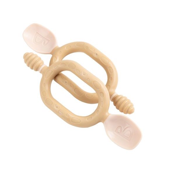 BIBADO DIPPIT MULTIFUNKČNÍ LŽIČKA 2V1 2 KS FAWN - LŽIČKY A PŘÍBORY - KRMENÍ