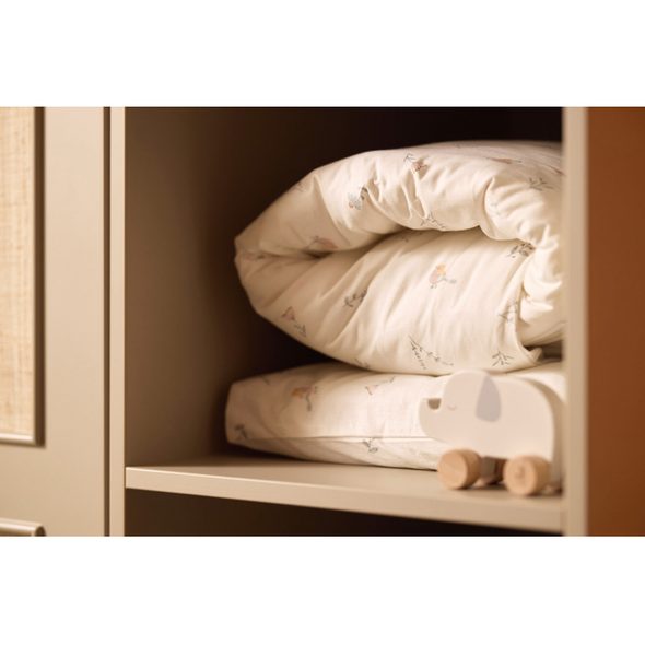 JOLLEIN POVLEČENÍ 140X100 A 40X60 CM LOVELY BIRDS - POVLEČENÍ DO POSTÝLKY - SPINKÁNÍ