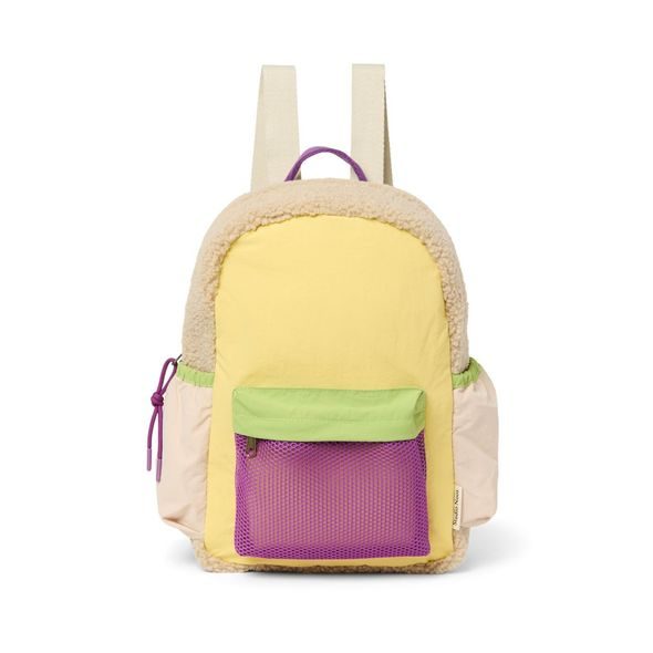 STUDIO NOOS PATCHWORK MIDI BACKPACK - BATŮŽEK BUTTER YELLOW - BATOHY A TAŠKY - PRO DĚTI
