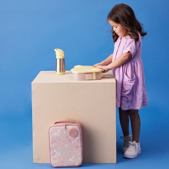 B.BOX TERMOSKA NA PITÍ S BRČKEM 350 ML - LEMON TWIST - SPORTOVNÍ LAHVE - KRMENÍ