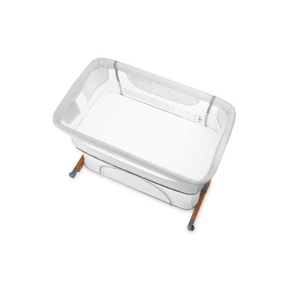 MOMI POSTÝLKA SMART BED 4V1 SVĚTLE ŠEDÁ - K RODIČOVSKÉ POSTELI - SPINKÁNÍ