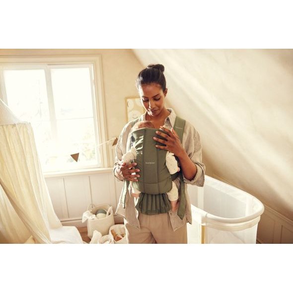 BABYBJÖRN NOSÍTKO MINI DARK GREEN WOVEN - ERGONOMICKÁ NOSÍTKA - NOŠENÍ & SPORT