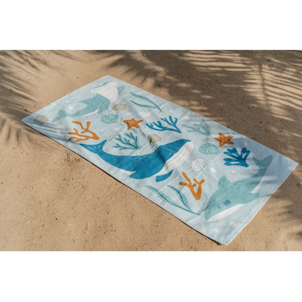 LITTLE DUTCH OSUŠKA 120X60 CM OCEAN DREAMS BLUE - OSUŠKY A DĚTSKÉ ŽUPANY - KOUPÁNÍ A ZDRAVÍ