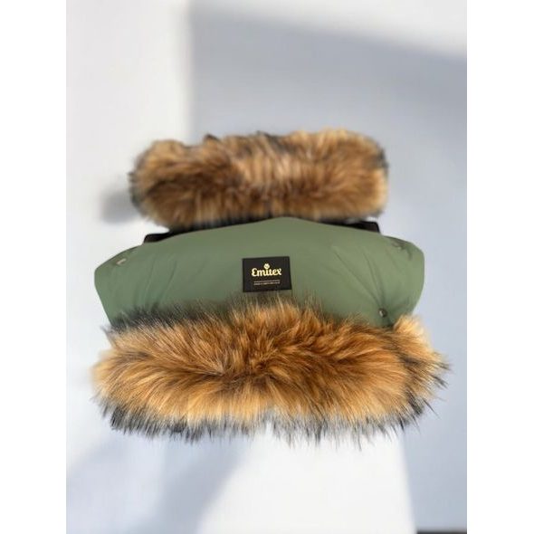 EMITEX RUKÁVNÍK LUXURY SOFT FOREST GREEN - RUKÁVNÍKY NA KOČÁREK - KOČÁRKY A PŘÍSLUŠENSTVÍ