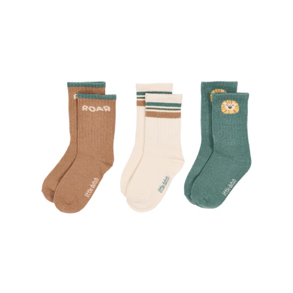 LITTLE DUTCH PONOŽKY CHLAPECKÉ MULTICOLOR 3 KS VEL. 20/22 - PONOŽKY A PUNČOCHY - PRO DĚTI