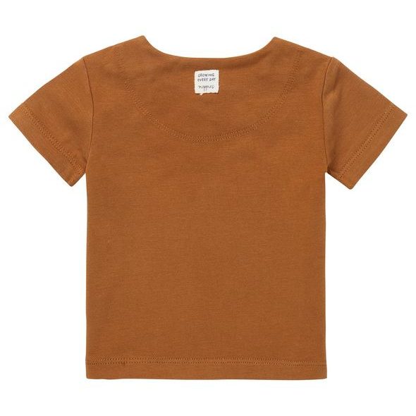 NOPPIES T-SHIRT SHIELDS ROASTED PECAN - TRIČKA KRÁTKÝ / DLOUHÝ RUKÁV - PRO DĚTI