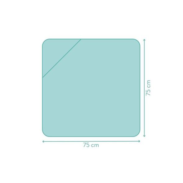 FILLIKID OSUŠKA S KAPUCÍ HIPPO 75X75CM - OSUŠKY A DĚTSKÉ ŽUPANY - KOUPÁNÍ A ZDRAVÍ