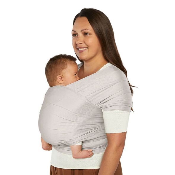 ERGOBABY ŠÁTEK MESH BABY WRAP - SOFT GREY - KLOKANKY A ŠÁTKY - NOŠENÍ & SPORT
