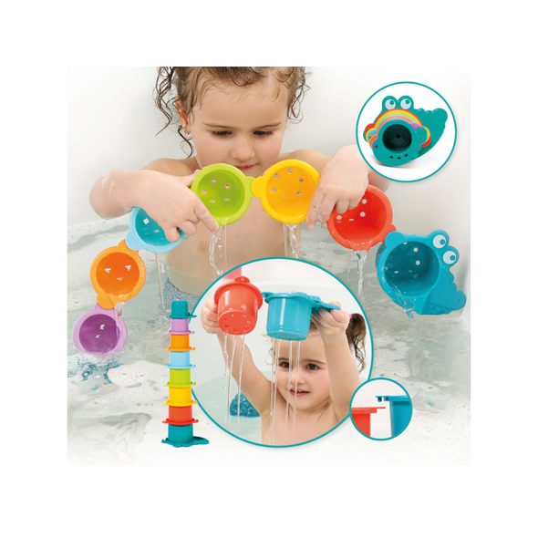 LUDI VELKÁ SADA DO KOUPELE ŽELVA - HRAČKY DO VANY - PRO DĚTI