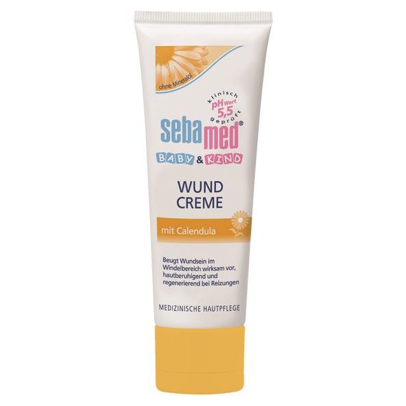 SEBAMED DĚTSKÝ KRÉM NA OPRUZENINY S MĚSÍČKEM - MASTI NA ZADEČEK - PŘEBALOVÁNÍ
