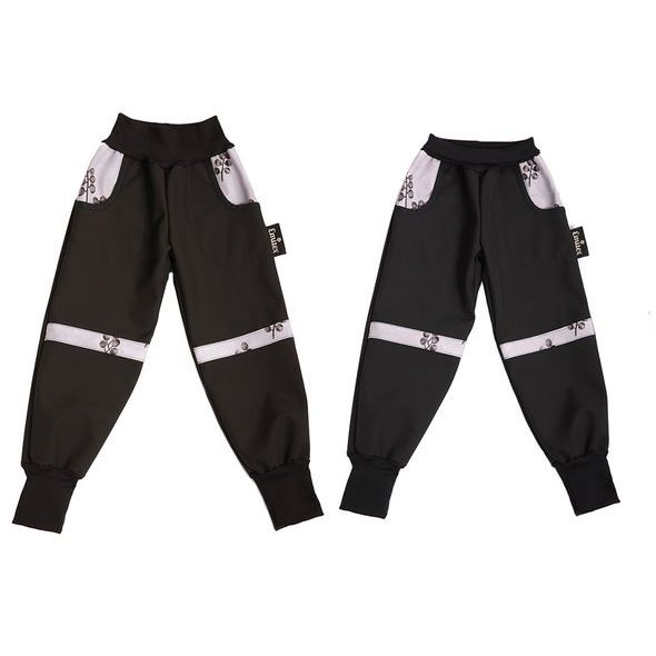 EMITEX DĚTSKÉ SOFT KALHOTY GREY BLOOMS - KALHOTKY A TEPLÁČKY - PRO DĚTI